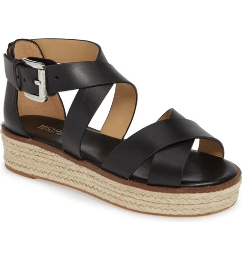 darby' crisscross espadrille sandal michael michael kors|Michael Michael Kors Women's Darby Crisscross Espadrille .